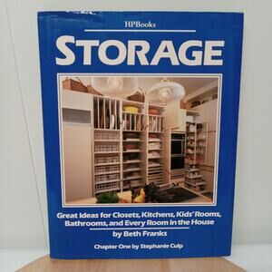 Vintage Storage Book By Beth Franks Interior Design 1988 hardcover